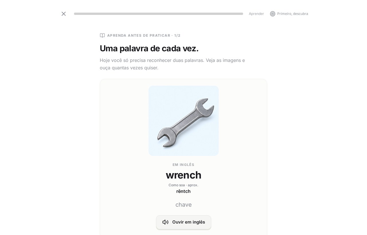 Tela real: Aula visual